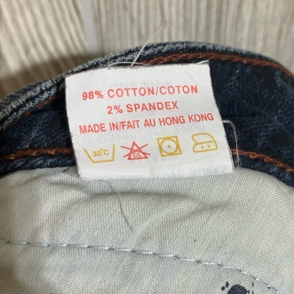 Silver Jeans Nina Denim Bermuda Shorts Snap Back Pockets Size 28 - Picture 10 of 10